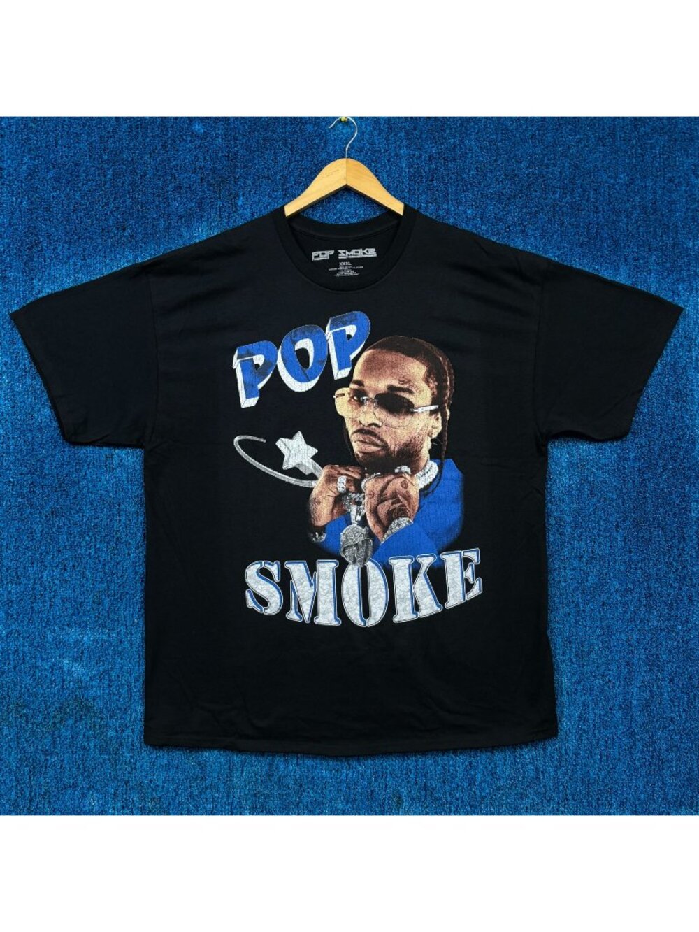 Pop Smoke Shoot For The Stars Rap T-Shirt Size XXXL